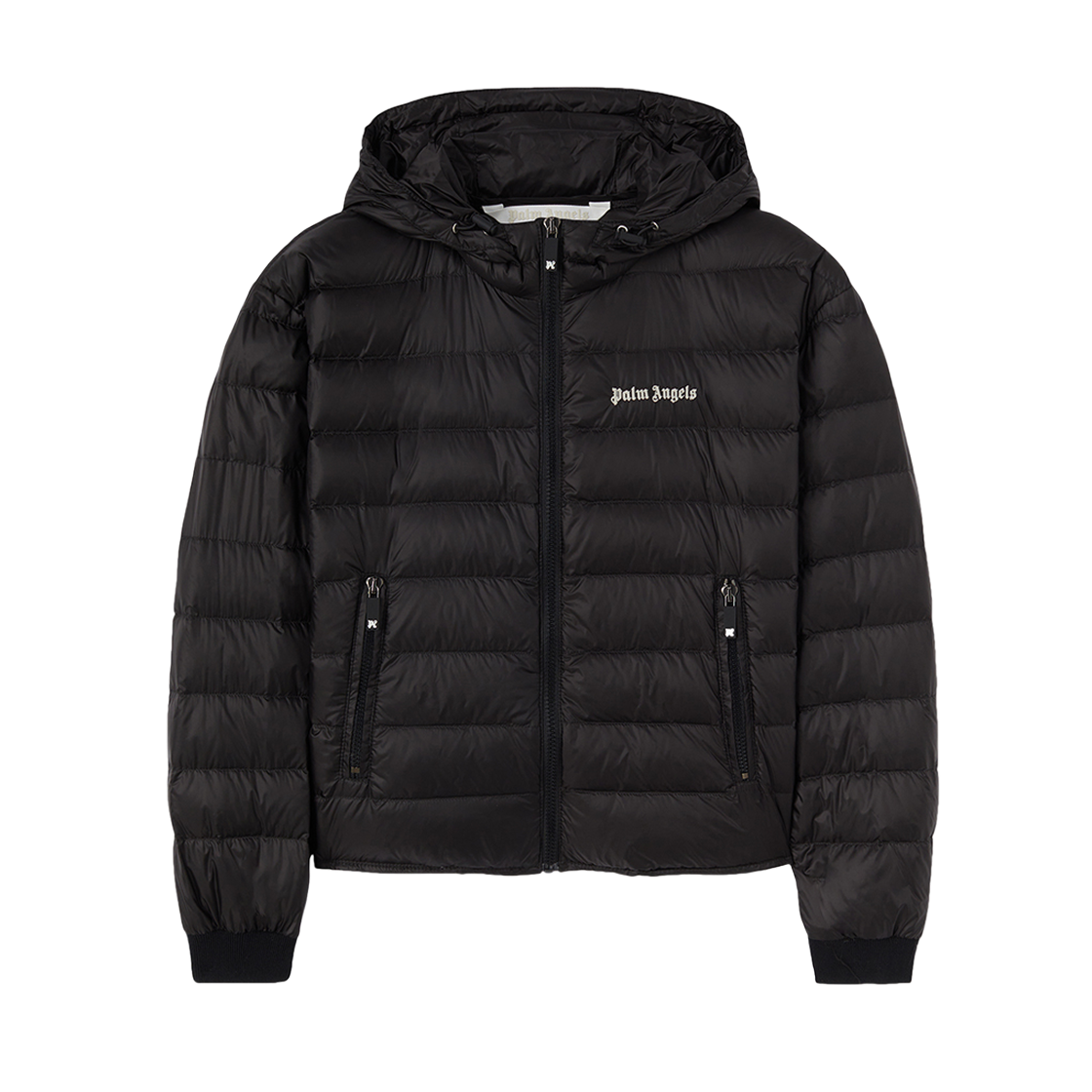 팜엔젤스 클래식 로고 100그램 후디 재킷 블랙(Palm Angels Classic Logo 100Gr Hooded Jkt BLACK)