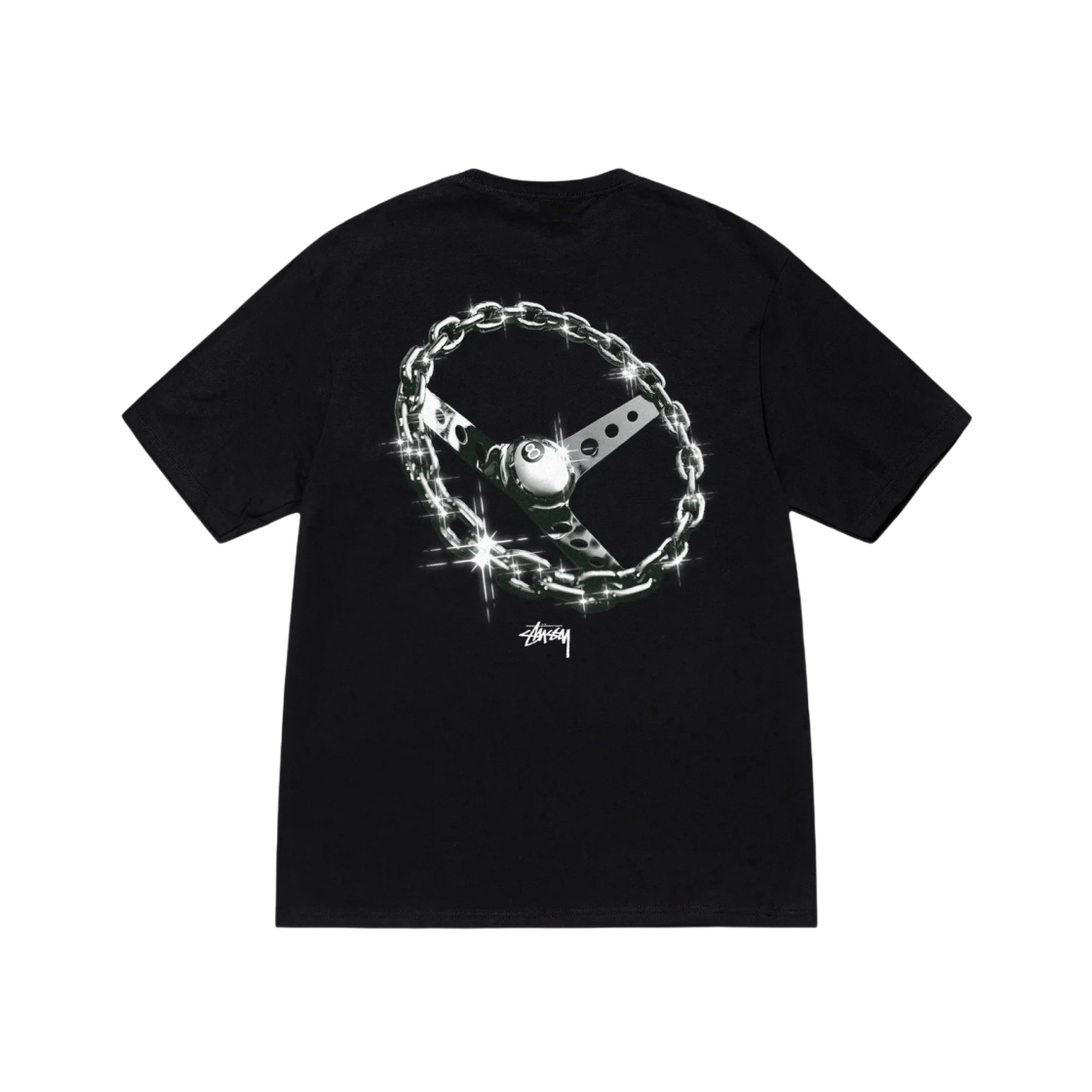★韓国の人気★【STUSSY】★CHAIN-LINK TEE★WHITE★ ☆韓国の人気☆【STUSSY】☆CHAIN-LINK TEE☆WHITE☆ (STUSSY/T
