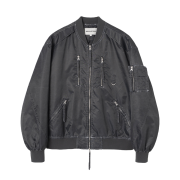 Millo Archive Inflate Bomber Jacket Washed Black