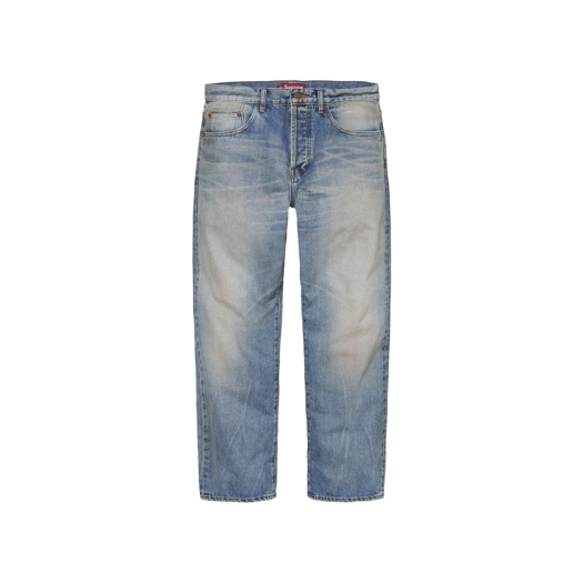 슈프림 HJR 트롱프 뢰유 루즈 핏 진 블루 - 24FW | Supreme | KREAM