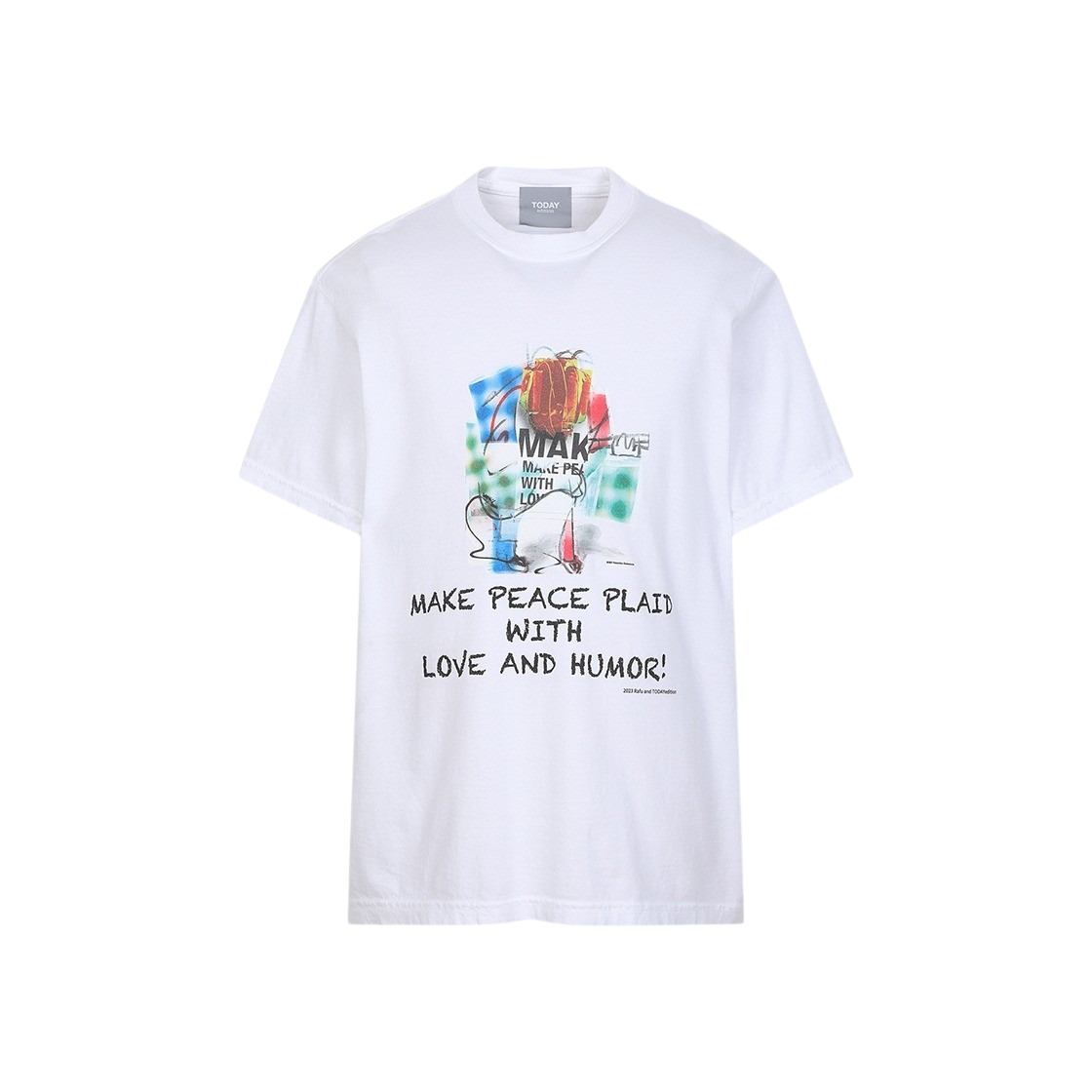 라푸 밴드 티셔츠 화이트(Rafu Band T-Shirt White)