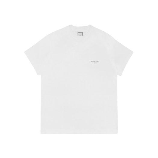 Wooyoungmi Cotton Square Label T-Shirt White - 24SS