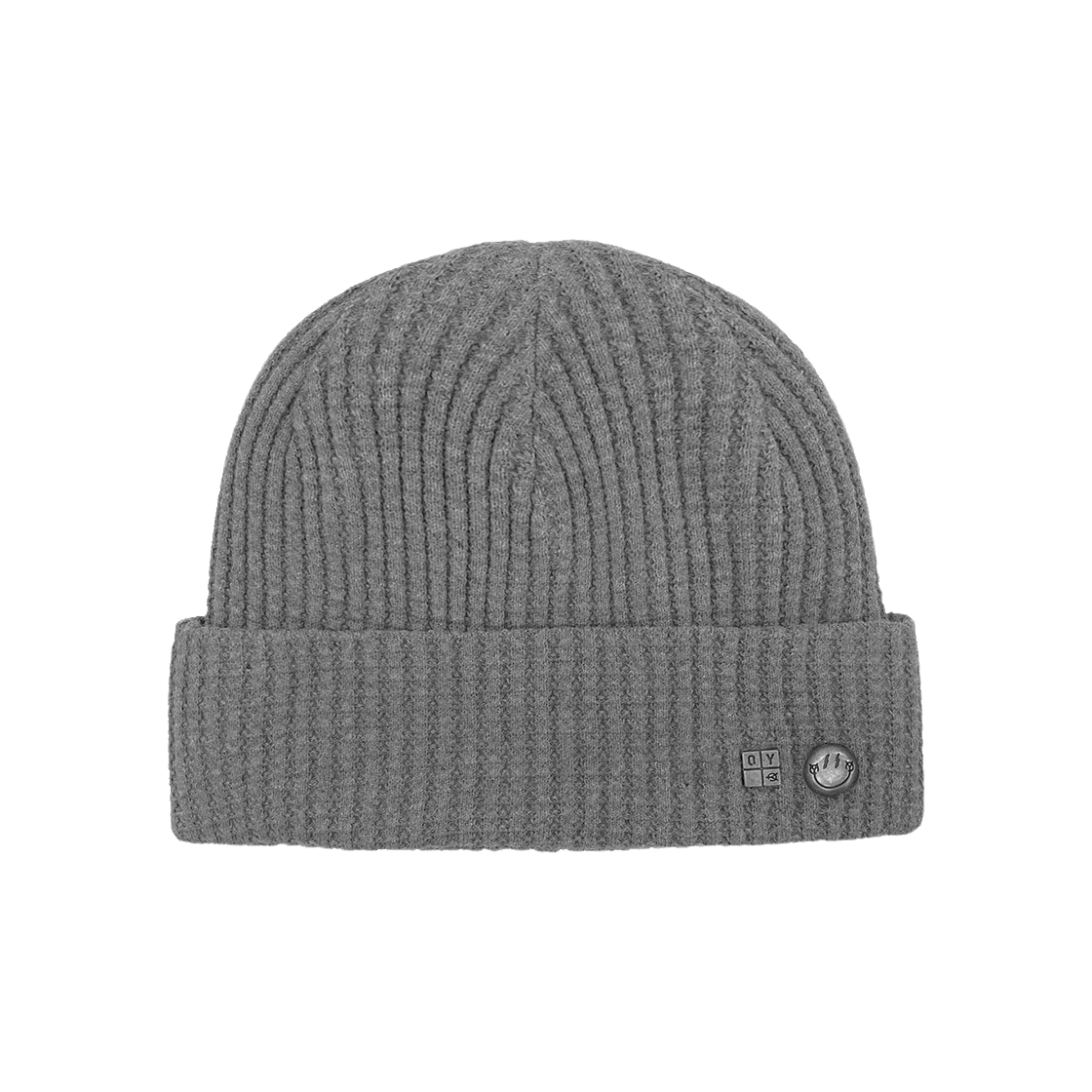 ★OY★SMILE CUBE RIVET WAFFLE BEANIE - BLACK★正規品/送料込 OY/オーワイ』 SMILE CUBE RIVET WAFFLE BEANIE/ワッフル