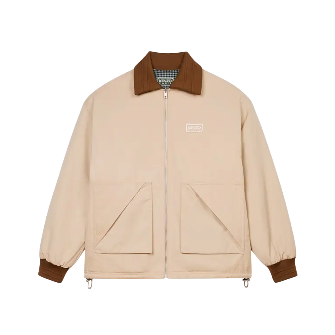 겐조 리버시블 코치 자켓 베이지 - 24FW(Kenzo Reversible Coach Jacket Beige - 24FW)