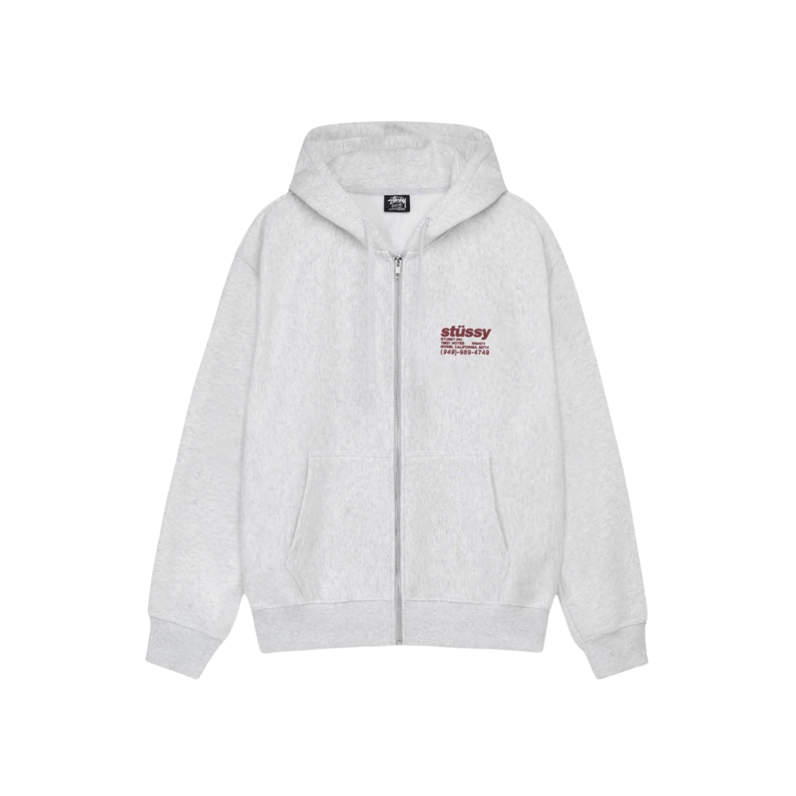 스투시 DNA 집 후드 애쉬 헤더 | Stussy | KREAM
