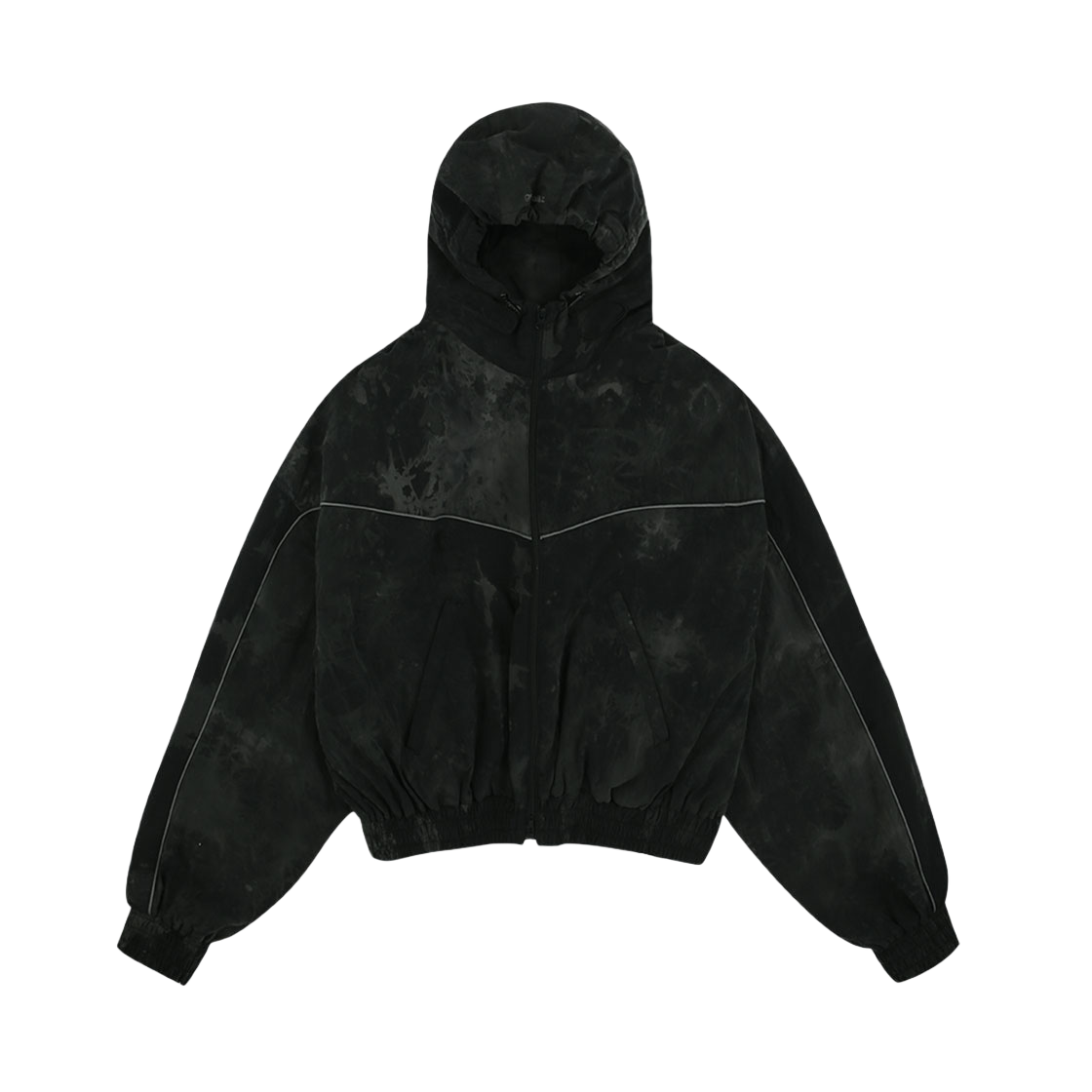 GR25SSMO03BK GRAILZ Smoke Dyed Windbreaker Black