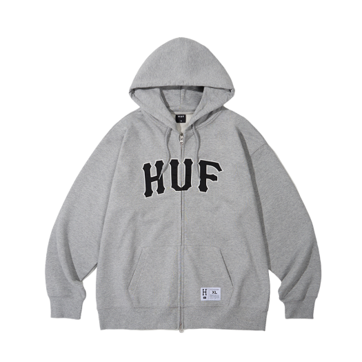 HUF Arch Logo Hoodie Zip Up | SHOP | KREAM