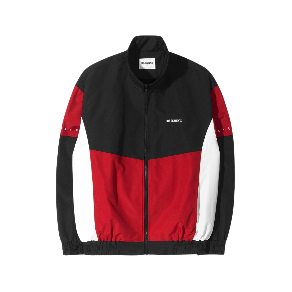 Q4AMJK001BRD QT8 Garments TL Old Track Jacket Black/Red - 대표 이미지 #1
