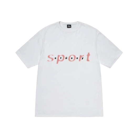 Stussy Dot Sport T-shirt White
