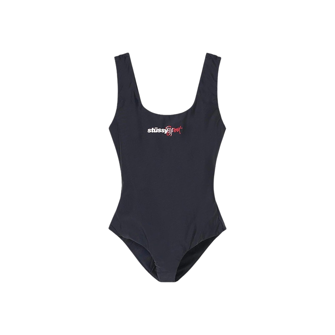 KM4ADR1ST196BK Stussy Sport One Piece Swim Suit Black