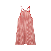 Menasoo Summer Stripe Terry Strap Onepiece Red