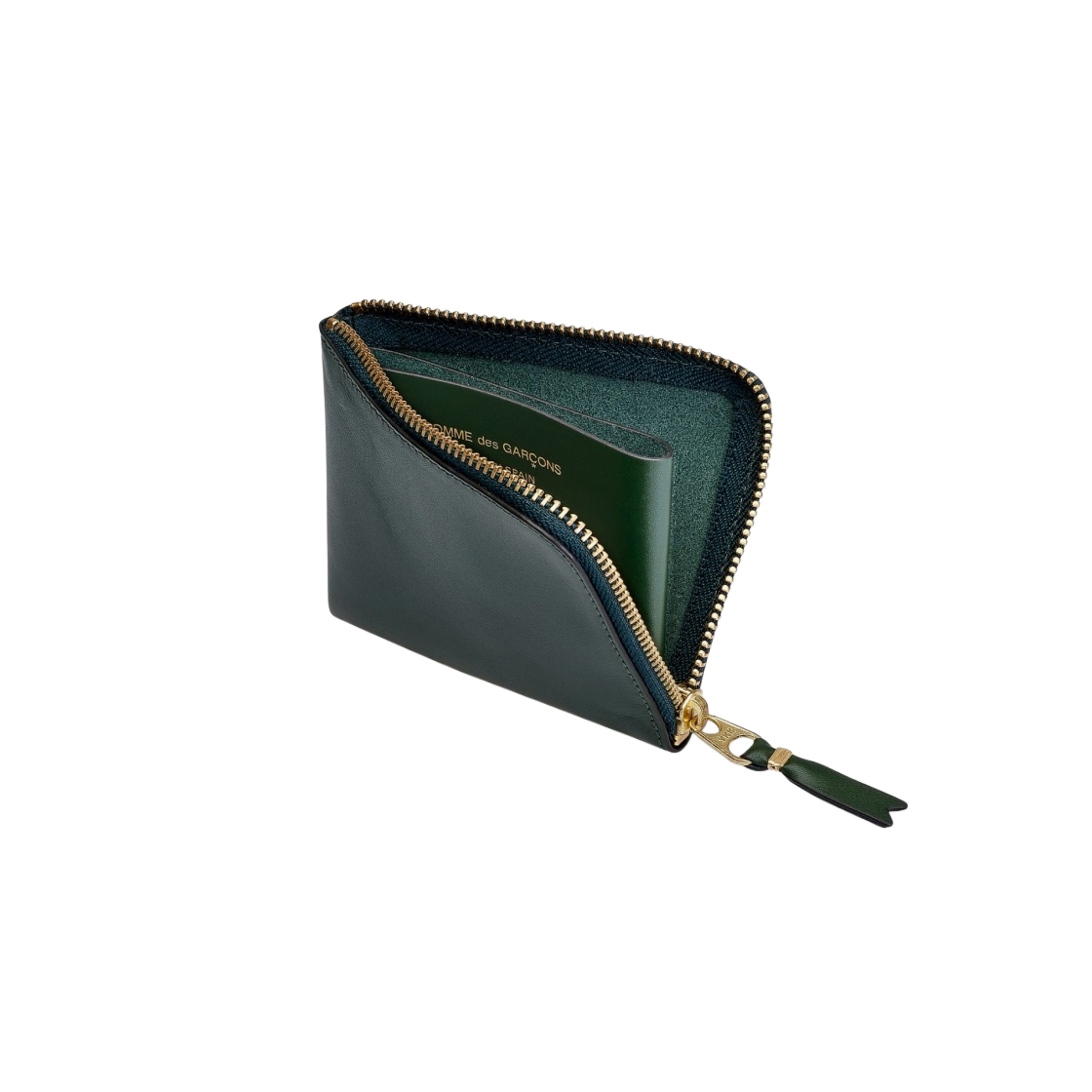 꼼데가르송 SA3100 클래식 레더 지갑 보틀 그린(Comme des Garcons SA3100 Classic Leather Wallet Bottle Green) - 2