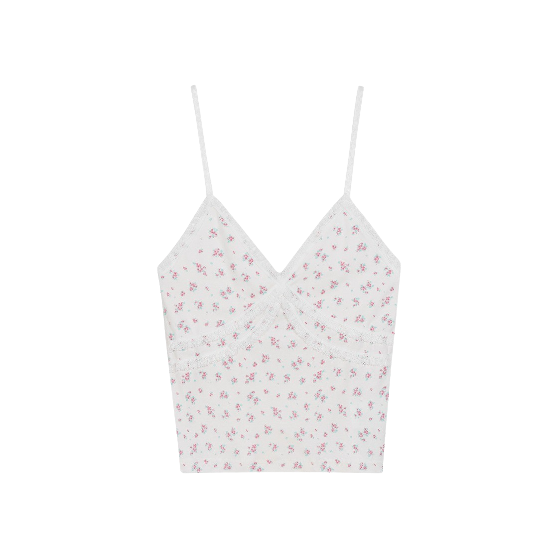 HTTPDL23BFL00 Hetherment Flower Double Lace Camisole