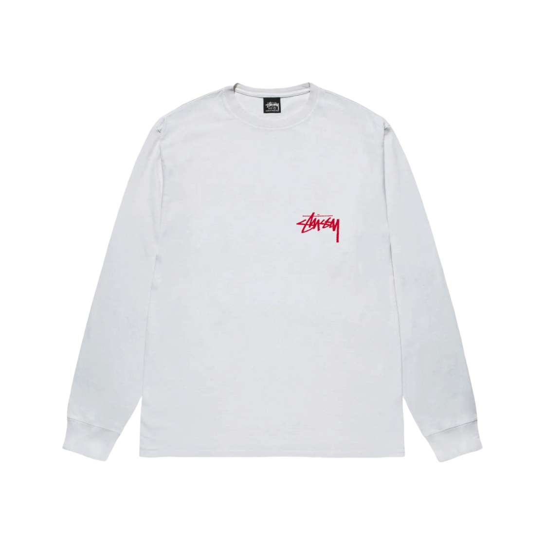 스투시 비트 크레이지 롱슬리브 티셔츠 화이트 | Stussy | KREAM