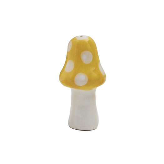 MIHPY_0 Vegetable Flower Studio Pine Mushroom Incense Holder Yellow