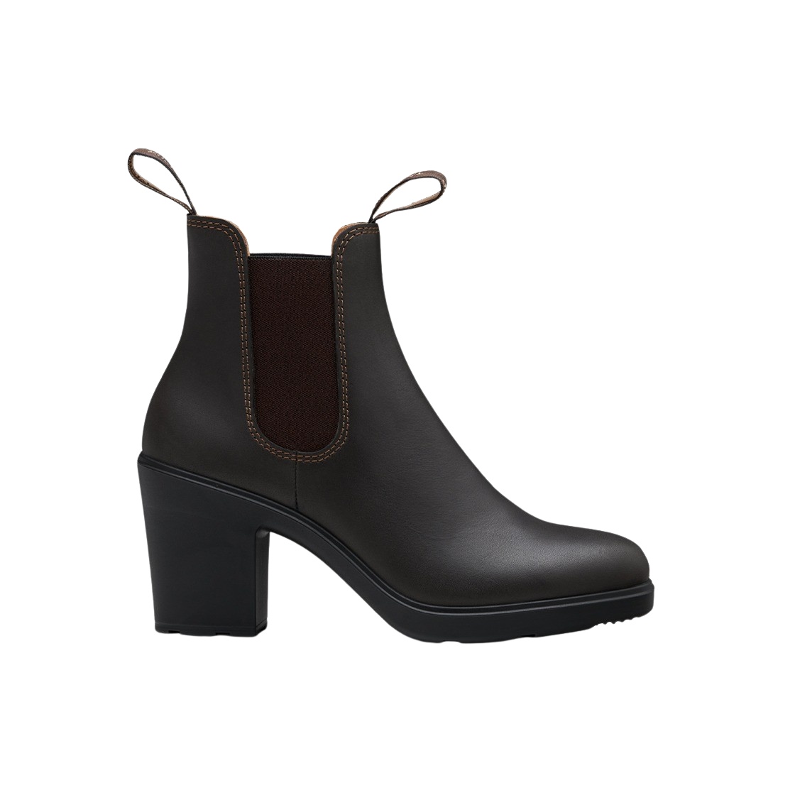 BT3WBT055SB BLUNDSTONE Women's 2366 High Heeled Boots Stout Brown