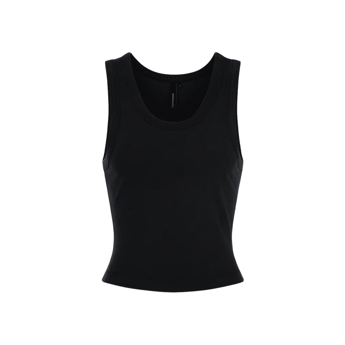 KW4CTSSES25BK Entire Studios Women Cropped Tank Washed Black - 24FW