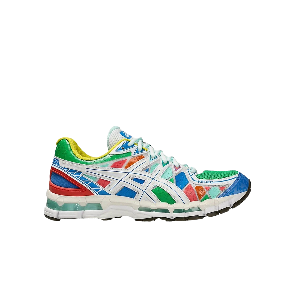 겐조 x 아식스 로우 탑 스니커즈 멀티컬러(Kenzo x Asics Low Top Sneakers Multicolor)