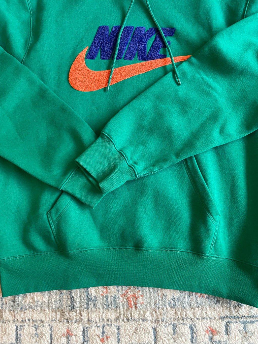 Nike Club Fleece Pullover Hoodie Malachite - Asia 착용 스타일 - 4