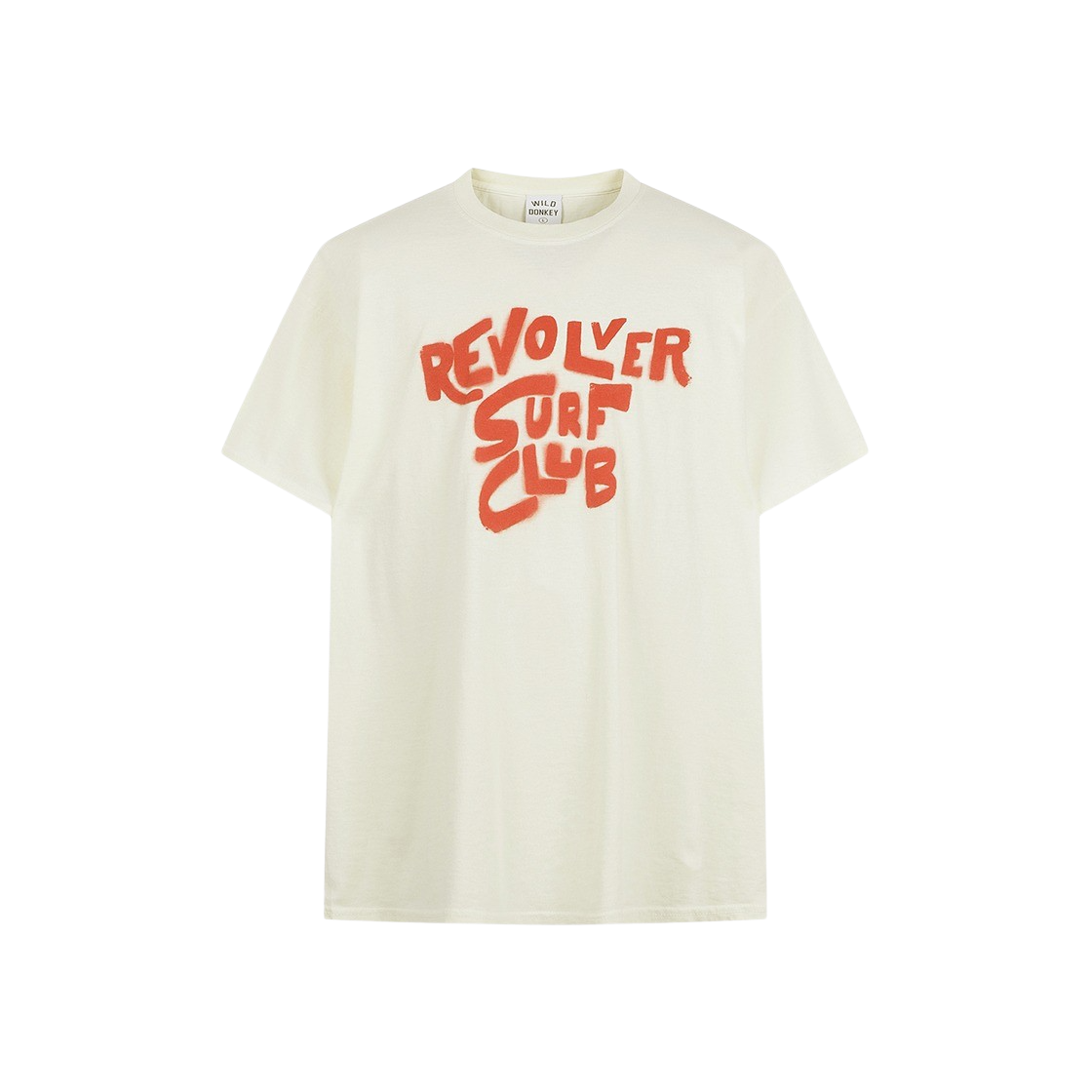 와일드 동키 리볼버 티셔츠 라이트 다이드 옐로우(Wild Donkey Revolver T-Shirt Light Dyed Yellow)