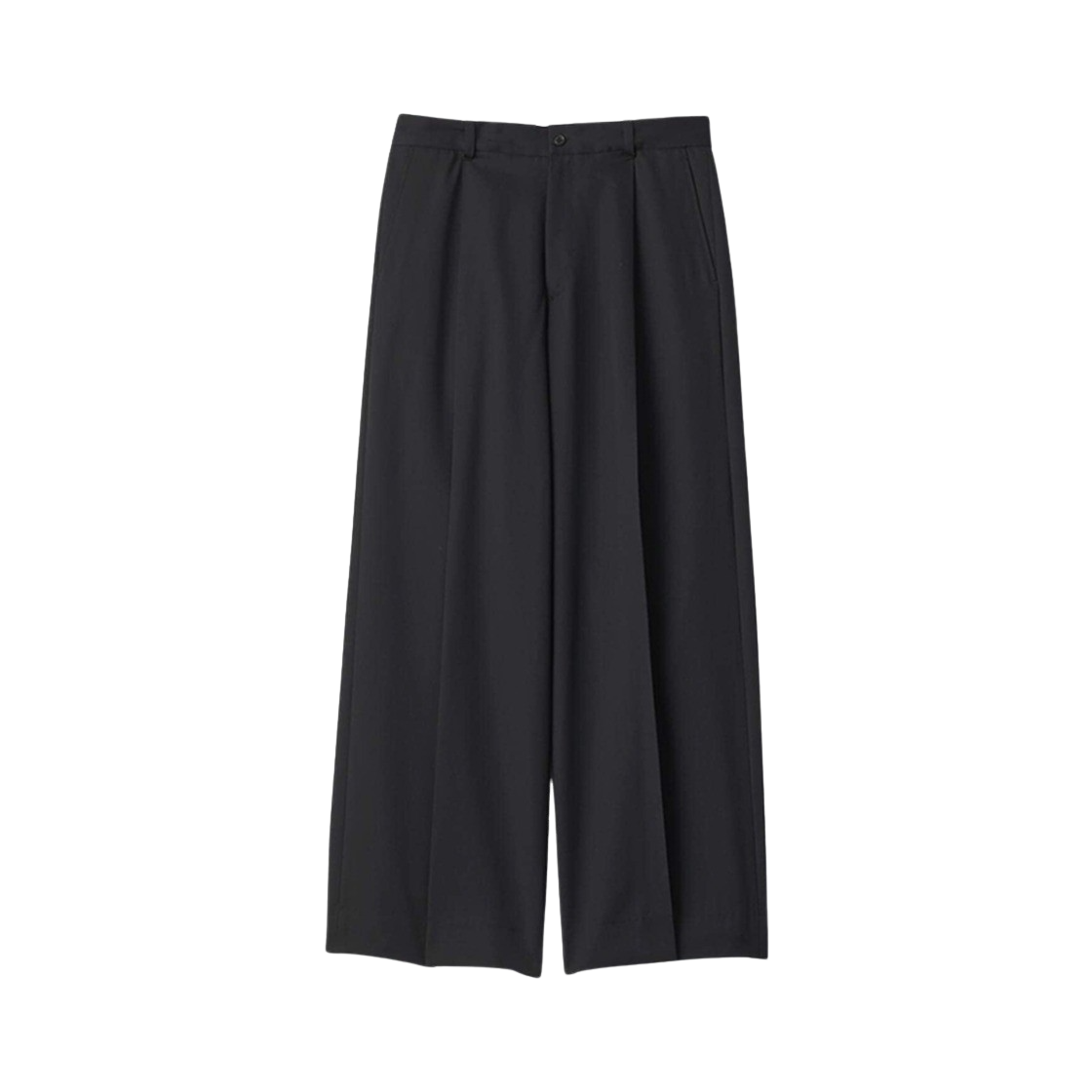 KM4DPALSI07BK ssstein Extra Wide Trousers Black - 24FW