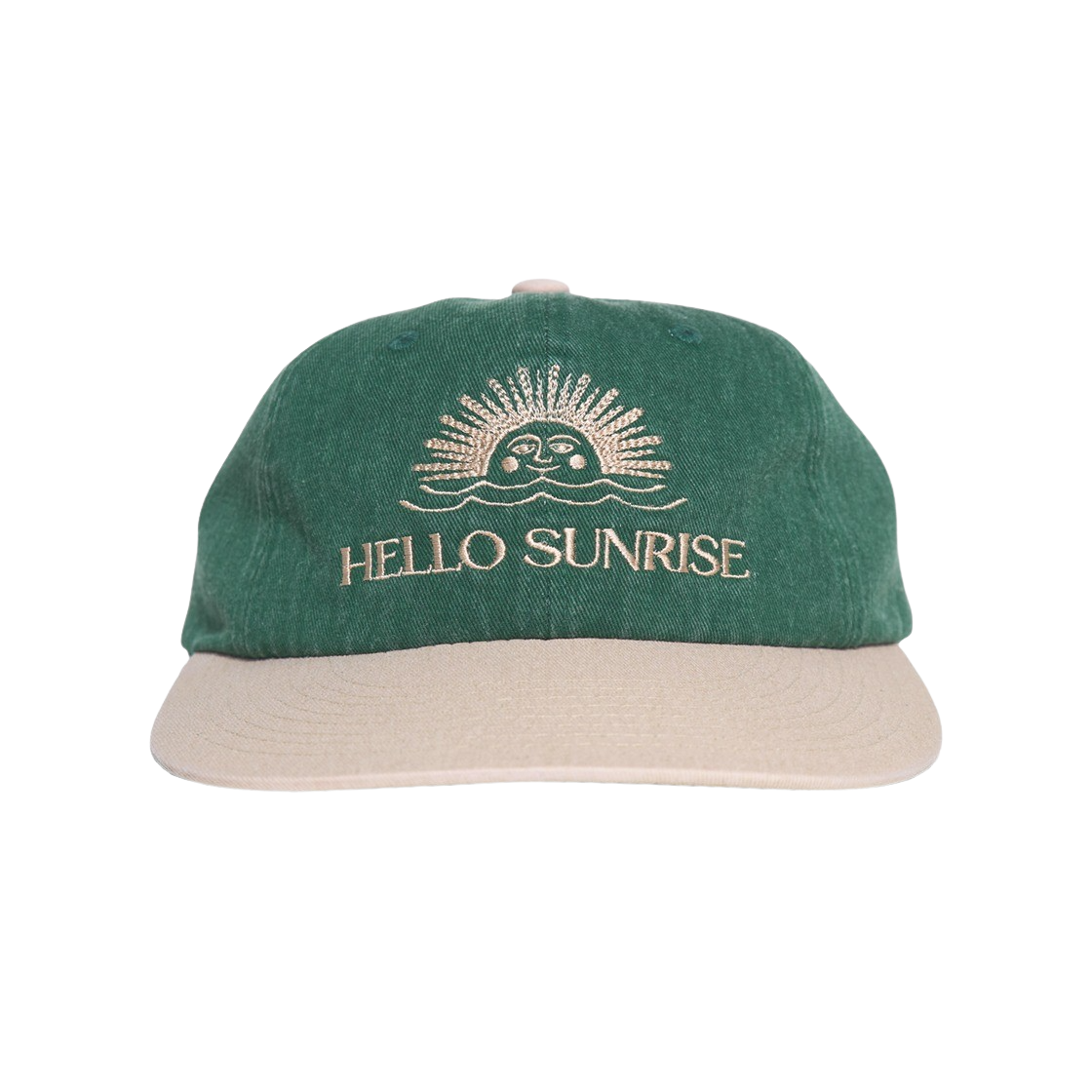 キャップ Hello Sunrise Washed Two Tone Logo 6Panel CapGreen HS41CCA01 ciatre x HS Two Tone Washed OG Logo Cap | ciatre