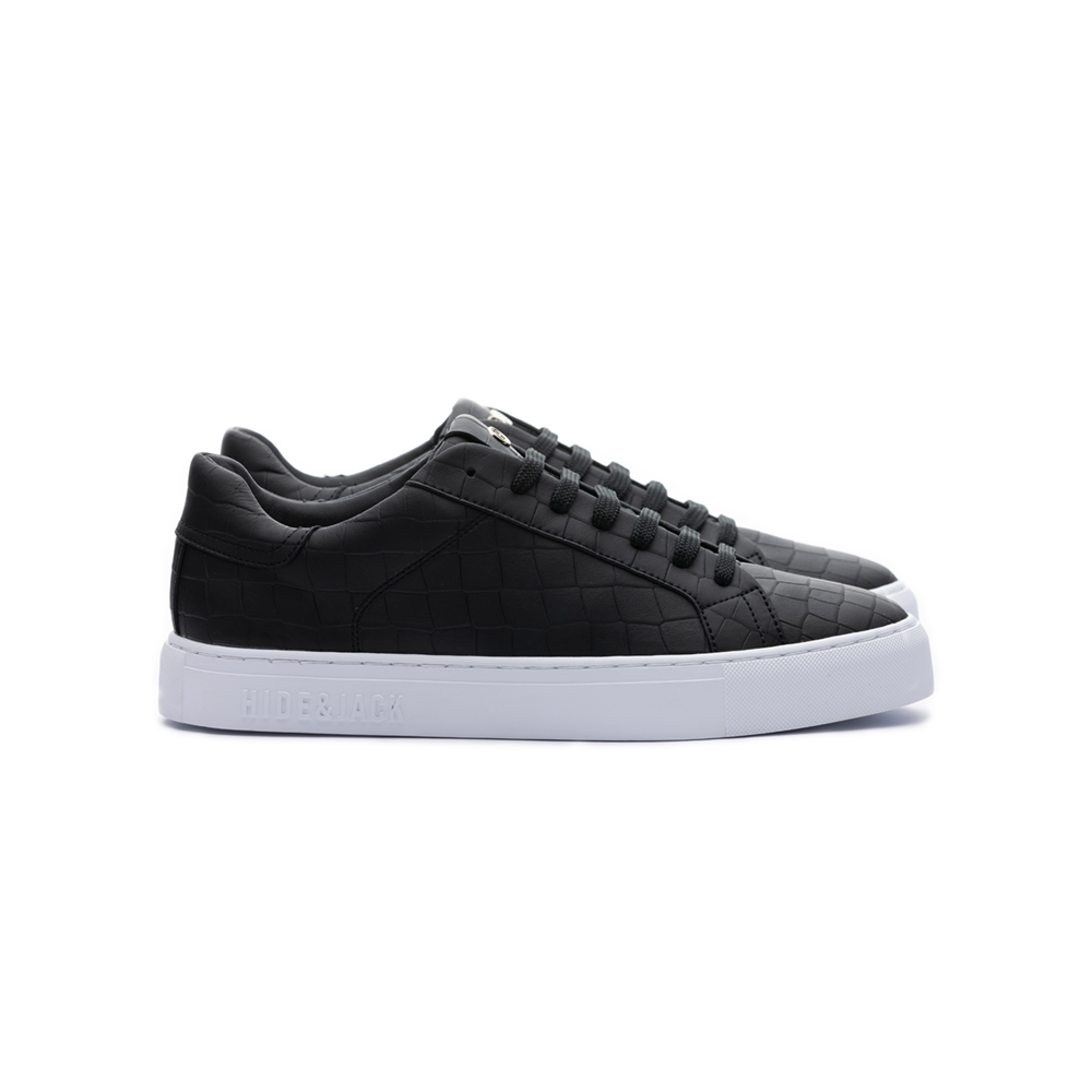 하이드앤잭 에센스 크로코 스니커즈 블랙(Hide&Jack Essence Croco Line Sneakers Black) - 2