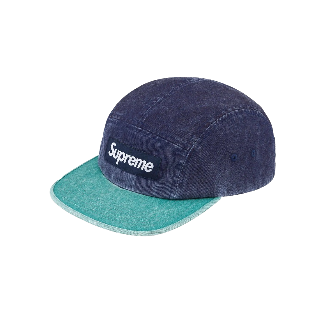 KM4AHTCSP71NY Supreme Pigment 2-Tone Camp Cap Navy