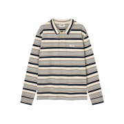 AEAE Stripe PK T-Shirts Melange Grey