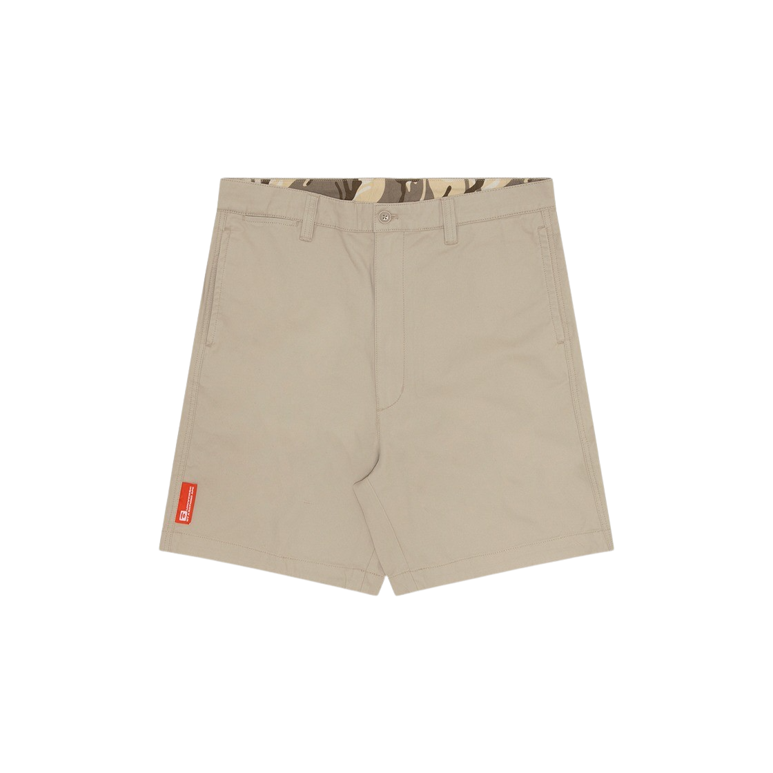 KM4BPASAP56BG AAPE Woven Short Pants Beige Grey