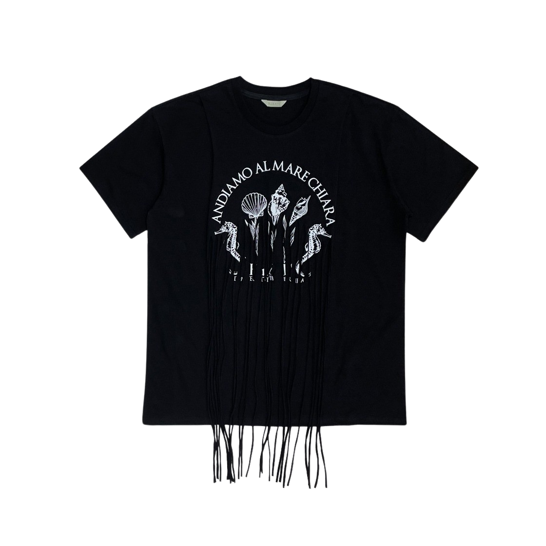 루바티 프린지 프린트 티셔츠 블랙(Rubati Fringe Printed Tshirt Black) - 1