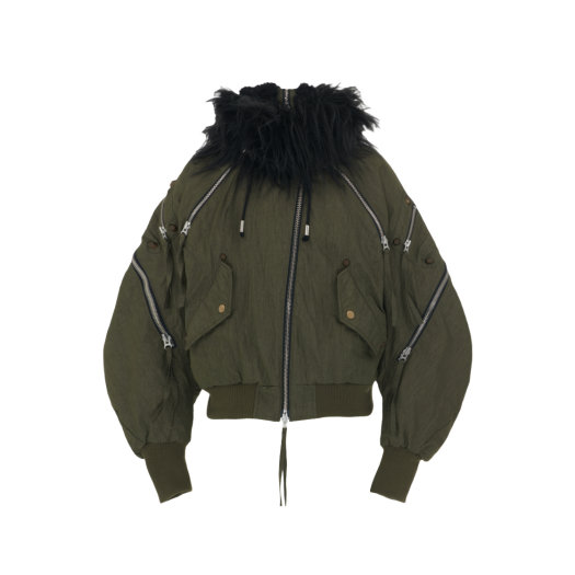 24fw4 Surgery Croissant Cargo N2B Jumper Khaki