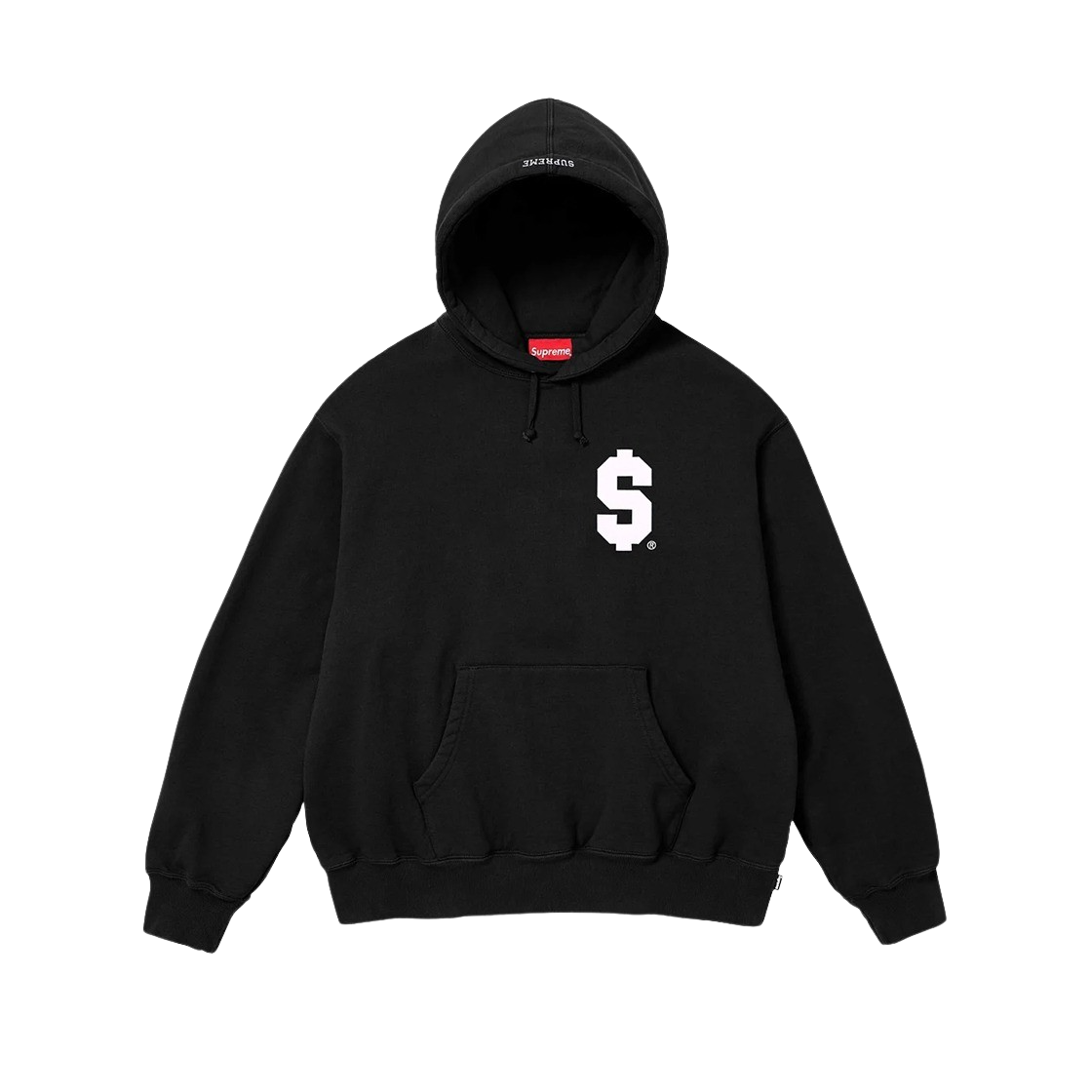 KM4ATSHSP73BK Supreme $ Hooded Sweatshirt Black