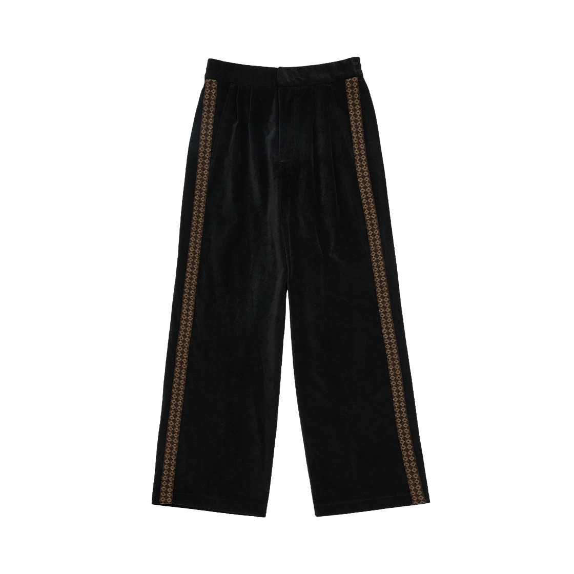 KM4DPALAM41BK Amomento Velvet Jogger Pants Black - 24FW