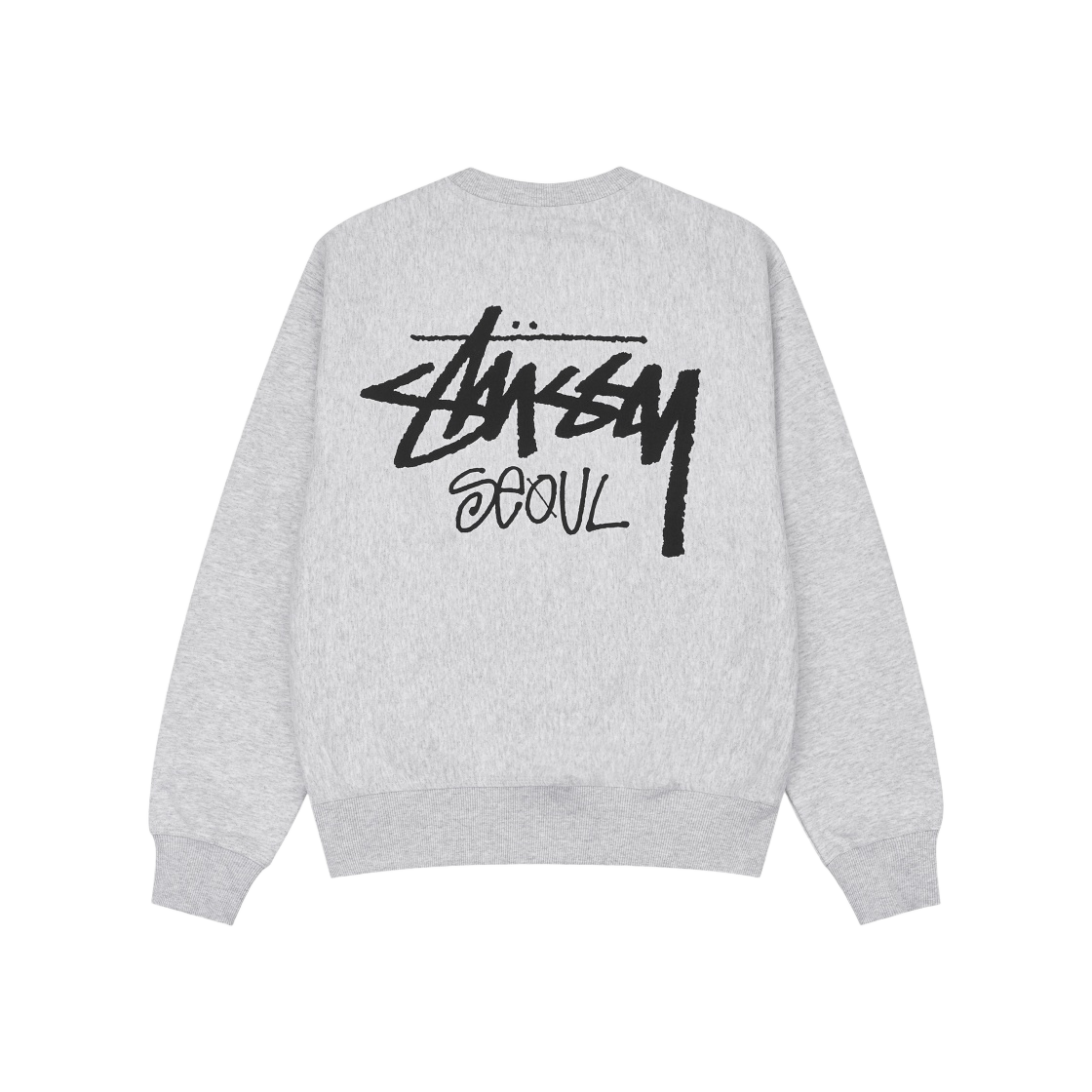 스투시 스탁 서울 크루넥 애쉬 헤더 2023 | Stussy | KREAM