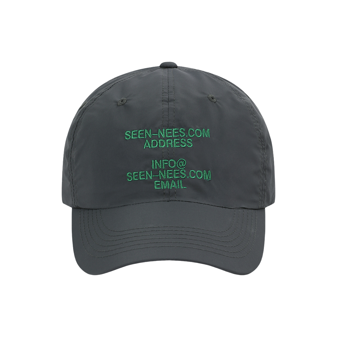 S24FW7000CC SEEN Contact Logo Cap Charcoal
