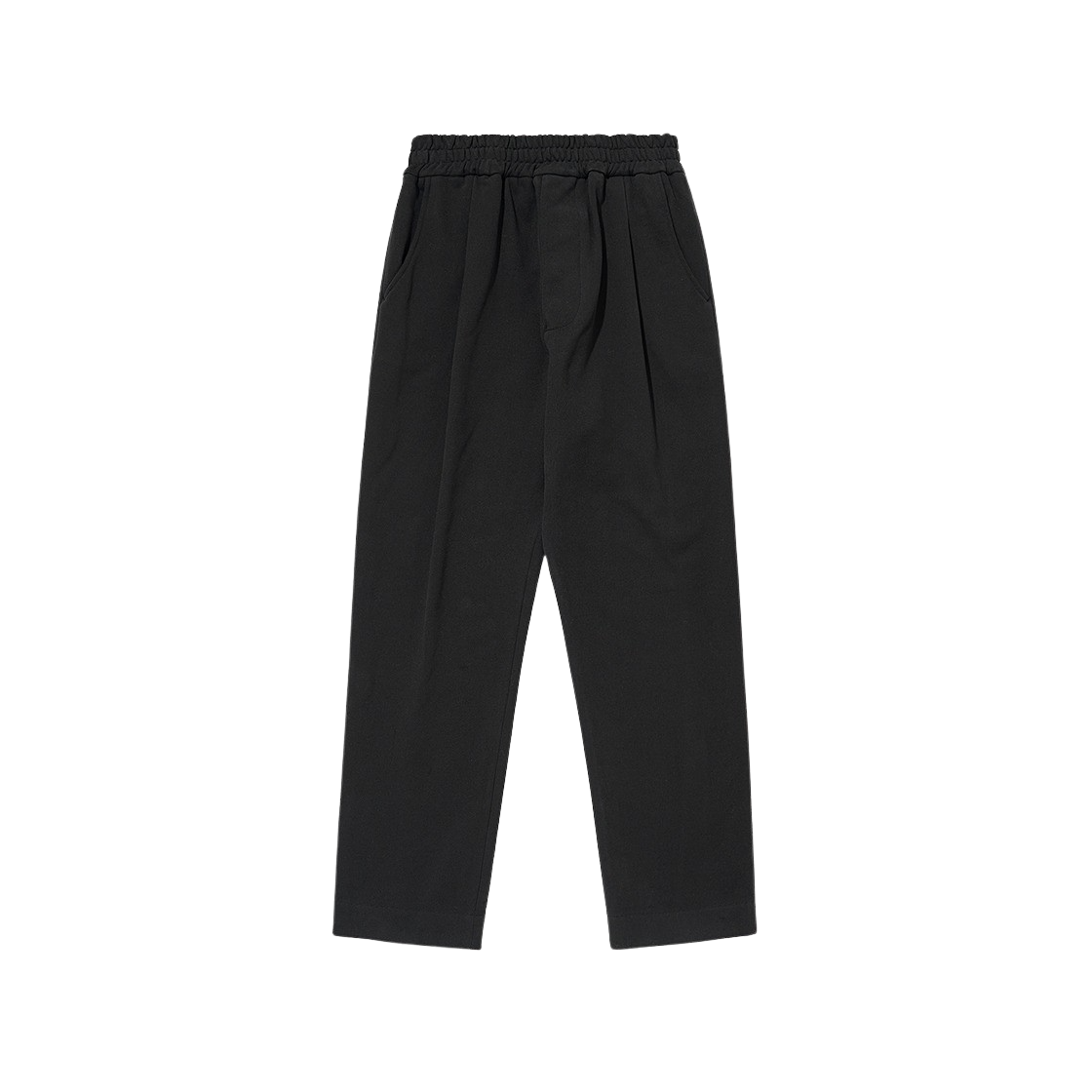BR023TP0001C01 BY RANG Cotton Jersey Trousers Black
