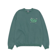 Thevinylhouse Logo Pigment Sweatshirt Green