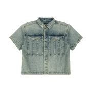 Entire Studios Heavy Denim Shirt Surface Wave - 24FW