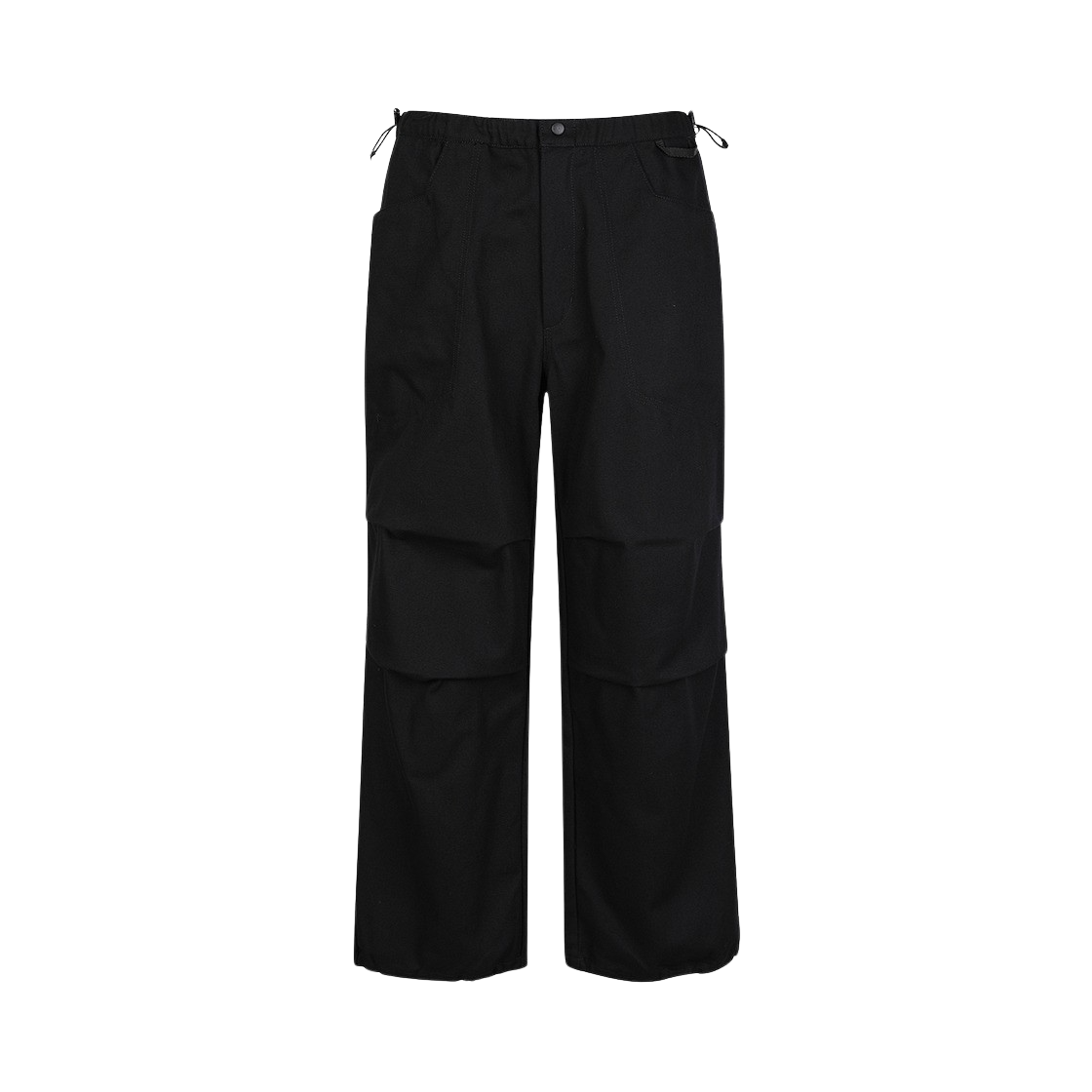 KM4DPALRV10BK Rayon Vert Cyber Racoon Pants Golgotha Black - 24FW