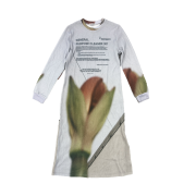 SEEN Flower Knit Long Sleeve Dress Colour