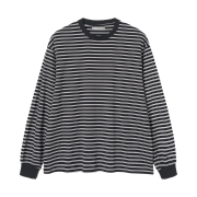 Millo Archive Layer Stripe Long Sleeve Black