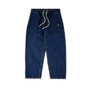 Magenta Skateboards Loose Pants Blue Denim