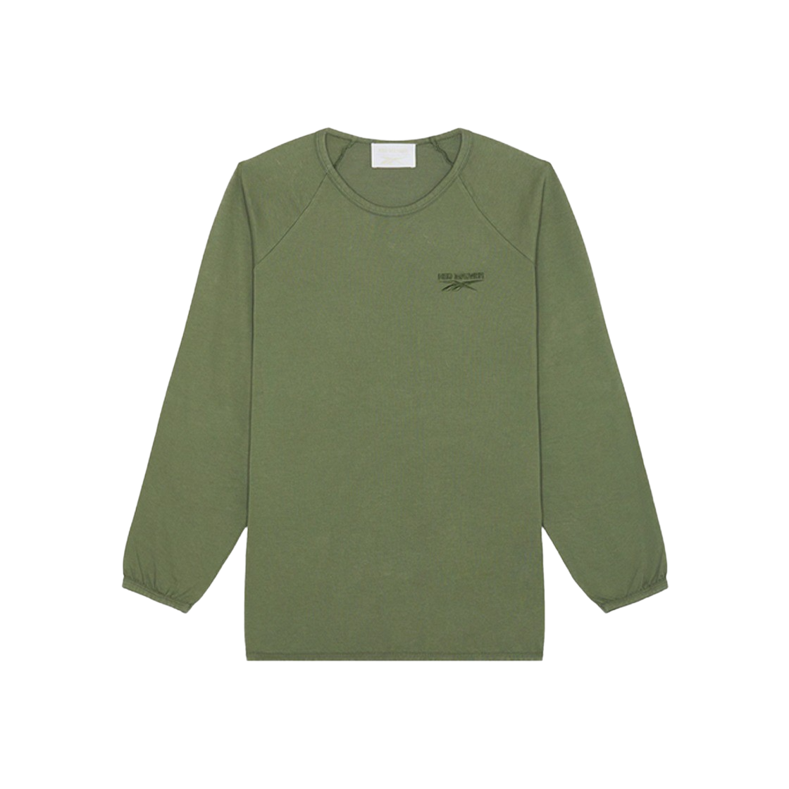 헤드 메이너 x 리복 티셔츠 아미 그린 - 24FW(Hed Mayner x Reebok T-shirt Army Green - 24FW)