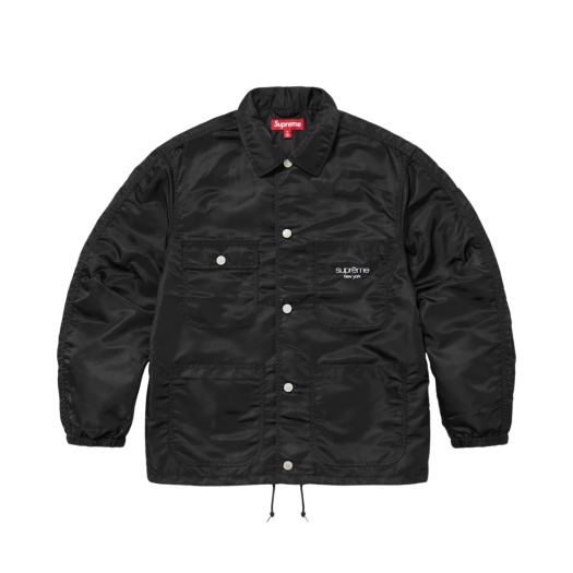 슈프림 크레스트 코치 자켓 블랙 - 24FW | Supreme | KREAM 슈프림 크레스트 코치 자켓 블랙 - 24FW | Supreme | KREAM