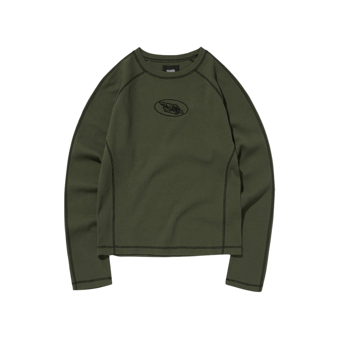 SD4STO109KH Suade Line Thermal Long Sleeve Khaki - 대표 이미지 #1