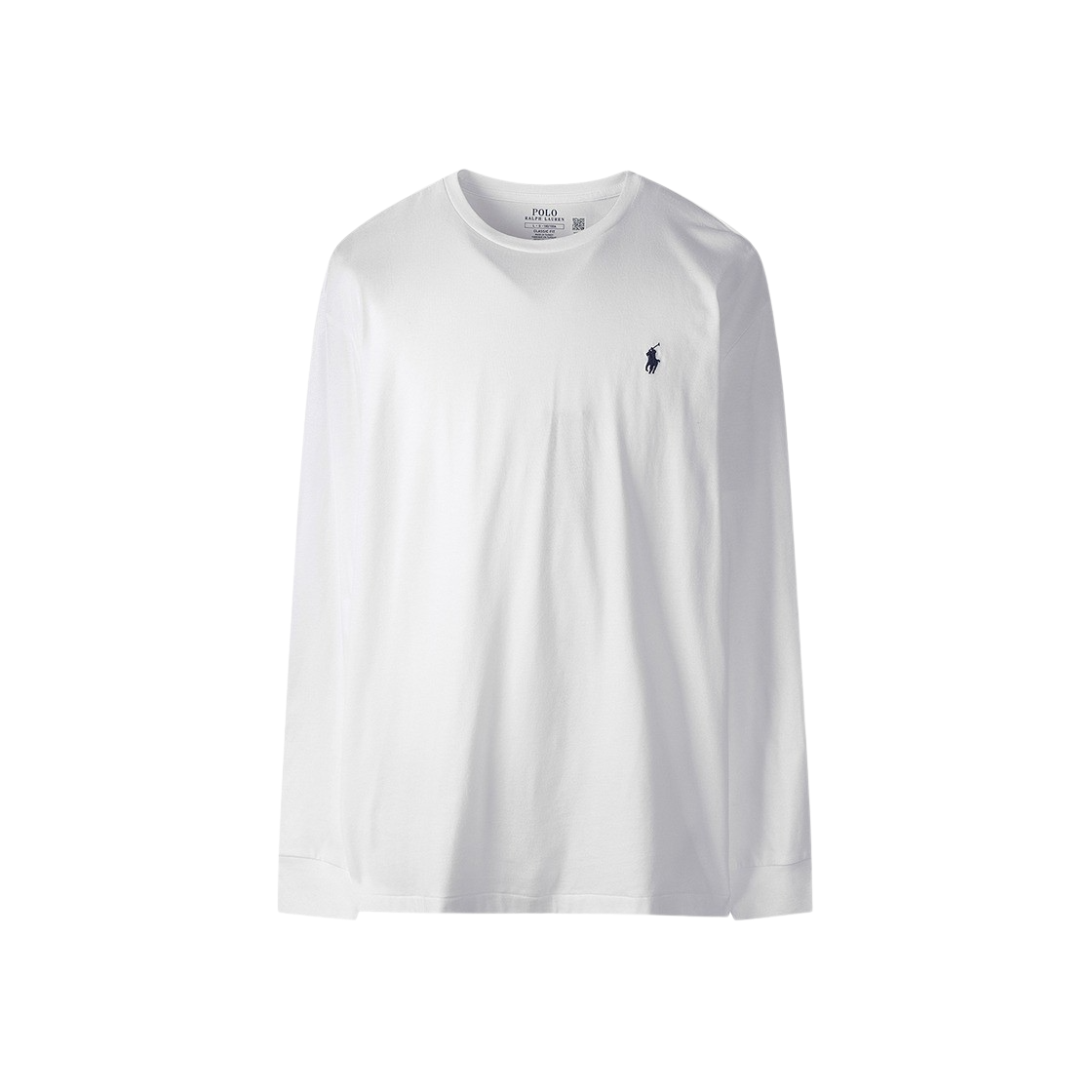 [30%적립] 폴로 랄프 로렌 클래식핏 저지 롱 슬리브 티셔츠 화이트 - 24FW([30%적립] Polo Ralph Lauren Classic Fit Jersey Long Sleeve T-Shirt White - 24FW)