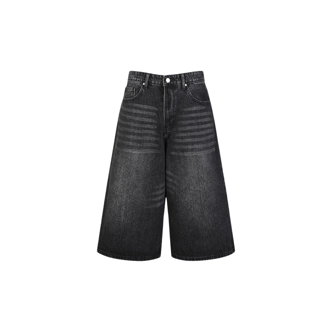 바스켓케이스 브리처 데님 쇼츠 워시드 블랙(Basketcase Breacher Denim Shorts Washed Black)