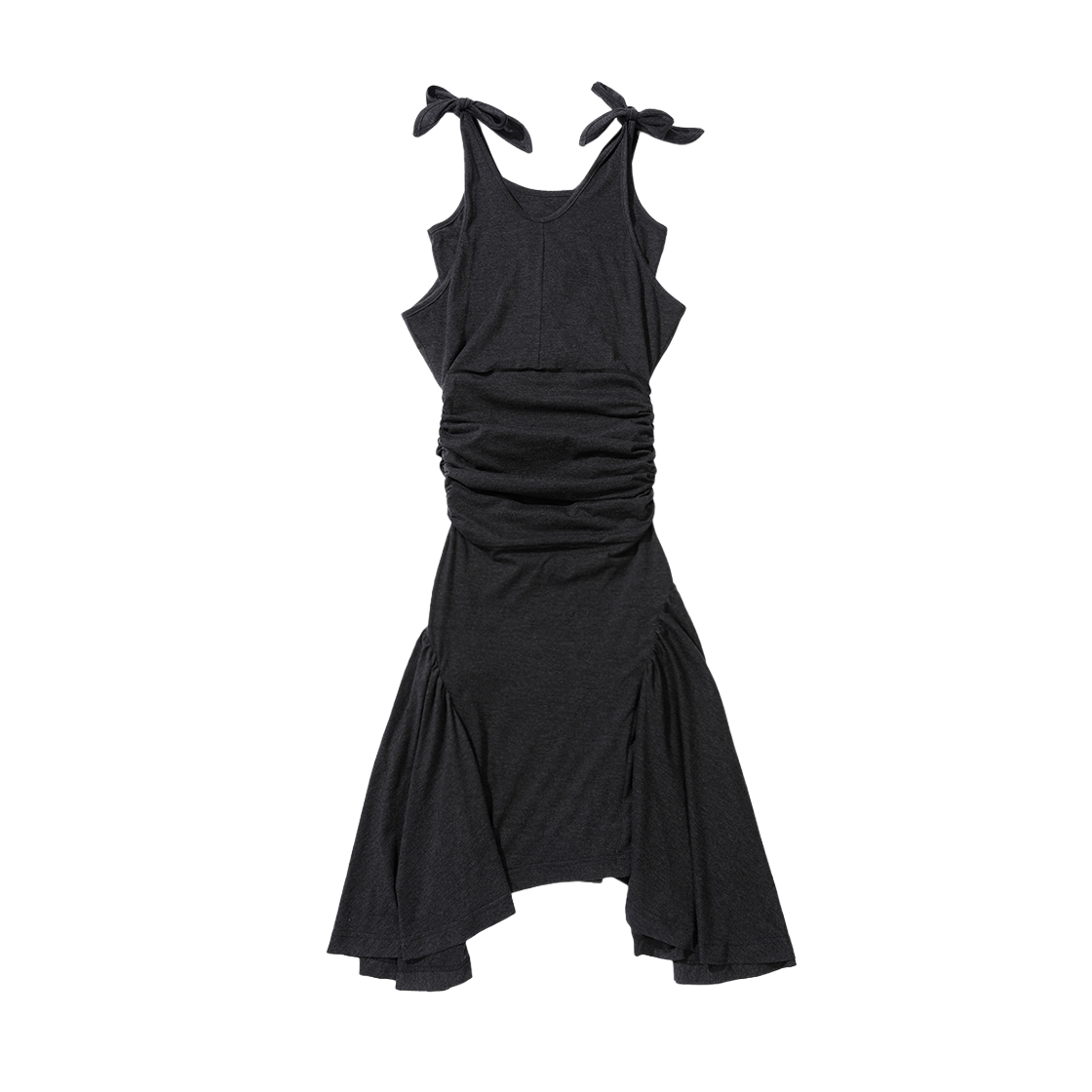 WGDRS2506010-3 Odlyworkshop Layered Scoop Dress Ash