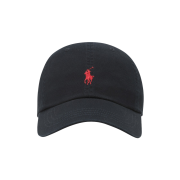 [30%적립] Polo Ralph Lauren Cotton Chino Ball Cap Polo Black